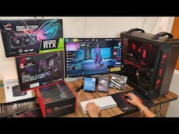 Fully gaming & editing PC setup intel i7 13th gen RTX 3080 32gb 27" monitor | ⌨️ 🖱 🖥 free fire GTA5