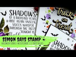 Halloween Florals | Simon Says Stamp | Witchtionery's: 13 Crafty Nights