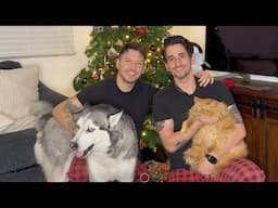 A HUSBAND & HUSBAND CHRISTMAS (feat. Bandit & Merlin)  ||  Husband & Husband Vlog #420