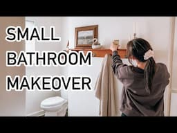 BATHROOM MAKE OVER / COZY COTTAGE STYLE