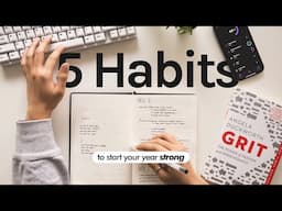 5 unique habits to start the year STRONG for 2025 (that ACTUALLY helps)