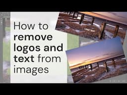 How to remove logos and text from images using Photoshop