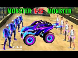 New MONSTER vs MONSTER TRUCK Skin Fight 😈 NOOB vs PRO ⚡ MONSTER TRUCK CHALLENGE 😎 Garena Free Fire 🔥