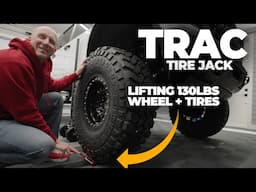 Trying The TRAC Tire Jack Tool - Using It On Heavy Wheels + Tires (40's)