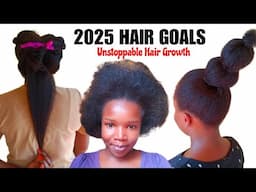 2025 Hair Goals: 5 - Strategies For Long, Healthy, Natural Hair Growth.