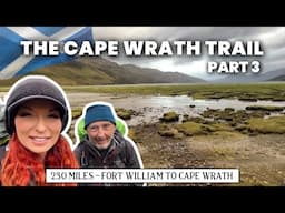 Long distance hiking Scotland | CAPE WRATH TRAIL | Wild camp in thunderstorm!! ⛈️