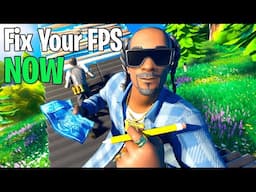 Fortnite - How To Fix Your FPS Drops, Lag, Stutters & Ping "FORTNITE FPS FIX"