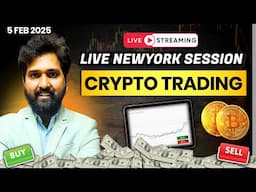 Live Crypto Trading | Bitcoin Trading| Delta Exchange India | 5 Feb 2025