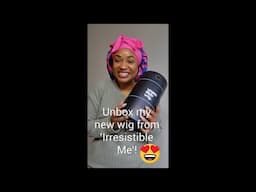 My New "Irresistible Me" Vegan Fiber Wig | Unboxing and Install | 18" Blonde Highlights