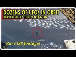 Pentagon reports dozens of UFOs in space!  Rare NASA UAP footage!