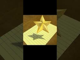 Drawing a 3D Floating Star