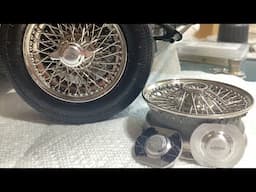 1/8 Jaguar XKE build part 22; wheels and knockoffs