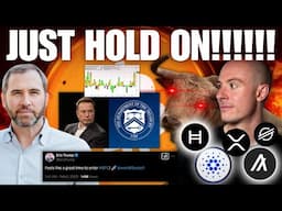 *JUST HOLD ON* Eric Trump Buy Signal!?! Institutional Buying Spree.. Elon Blockchain Support! Ripple