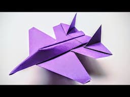 How to make paper plane | easy paper plane | Fighter paper plane