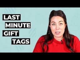 Make it in Minutes: Easy Holiday Gift Tags