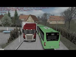 Omsi 2 tour (1623) Danger Turning @ MB O530 Citaro GL