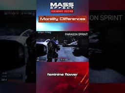 Newly Discovered Mass Effect Morality Differences  #bioware #gaming