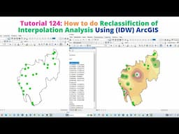 How to do Reclassifiction of Interpolation Analysis Using IDW ArcGIS