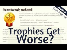 Trophies Get Worse?-Howrse Test Server