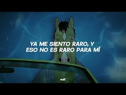 ME SIENTO RARO Y ESO NO ES RARO 💔💧 | Efren Borjorquez - letra | Bojack Horseman