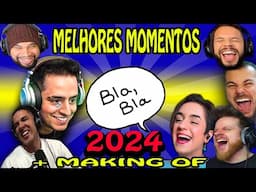 🔴 Melhores Momentos 2024! Ft. Reacters (Coringa, Hudson, etc) + MAKING OF!