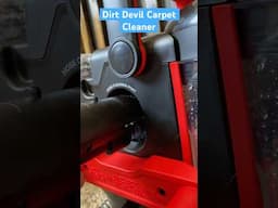 How to clean the hose on the Dirt Devil carpet cleaner. #carpetcleaning