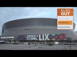 Heightened security at New Orleans Super Bowl in place