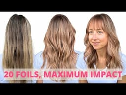 Minimal Foil Technique for Maximum Impact: pink hair color tutorial #pinkhair