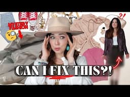 Can I Turn These Fashion FAILS Into Stylish Outfits? Mystery Bag Challenge