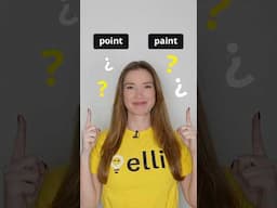 Am I saying POINT or PAINT? #shorts #pronunciation #english #learnenglish #listening