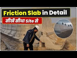 Friction Slab को Detail में समझें | Friction Slab with Crash Barrier in Bridge Construction