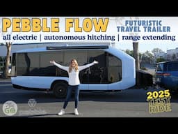 Pebble Flow Electric Travel Trailer FULL TOUR (Production-Intent World Premiere)