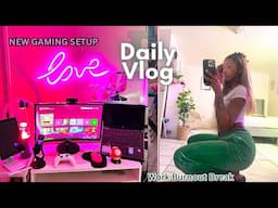 VLOG | New Gaming Setup,  Taking Time For Myself  | Anna Doll