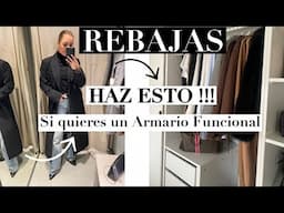 REBAJAS , HAZ ESTO SI QUIERES UN ARMARIO PRACTICO Y FUNCIONAL| Compradora compulsiva|Yolanda Martin