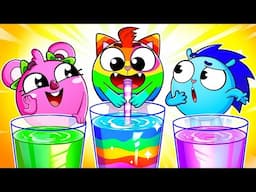 Rainbow Juice Song 🌈 Learn Colors With Funny Kids Songs 😻 And Nursery Rhymes