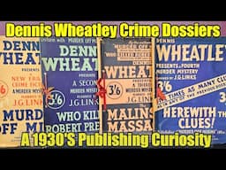 Dennis Wheatley + J. G. Links - All Four 1930's Crime Dossiers - The Original Solve-It-Yourself