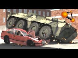 BeamNG.Drive Mod : BTR-80 / БТР-80 (Crash test)