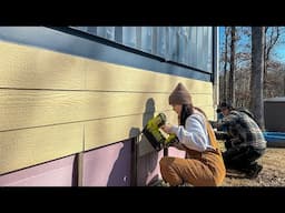 Siding Our Shipping Container Home | Off Grid Homestead