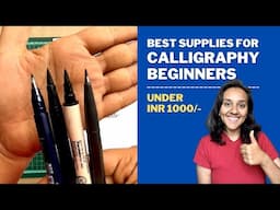 Best Beginner Supplies for Brush Calligraphy Under INR 1000: