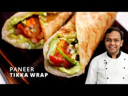 Paneer Tikka Wrap - Work From Home Recipes - Easy Paneer Rolls / CookingShooking