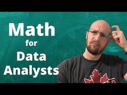 How much math to be a data analyst