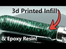 Hybrid Handle! 3d Printed Infill & Epoxy Resin!