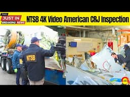 🚨 JUST IN: NTSB 4k Up Close Video Inspecting Mid Air Crash Jet Inside Hangar In Washington D.C. ✈️