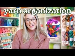 How to Organize Your Yarn For Good! 🧶 | Yarn Storage Solutions for ANY Budget!