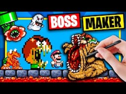 I made Mario enemies Nightmare Fuel?! - Mario Boss and Enemy Maker (Mario Multiverse)