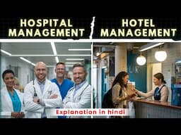 Difference between Hospital management course and Hotel management Course in hindi with all details