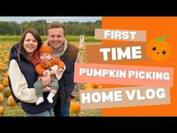 BABYS FIRST PUMPKIN PICKING | Tulleys Farm | M&S Haul | Cosy Autumn day | Home Vlog | October 2024