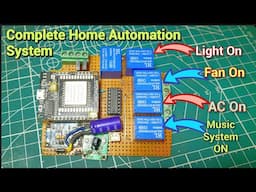 Complete Home automation System with your Voice Command | vc-02 ai thinker module home automation