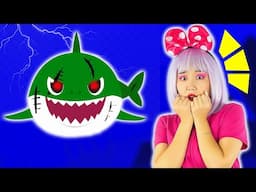 Colorful Baby Shark | Zombie Shark | Pikojam Kids Song