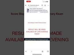 RRB PO SCORECARD LINK OUT… You can see your score today by late evening| All the best..✍️✍️#rrbpo